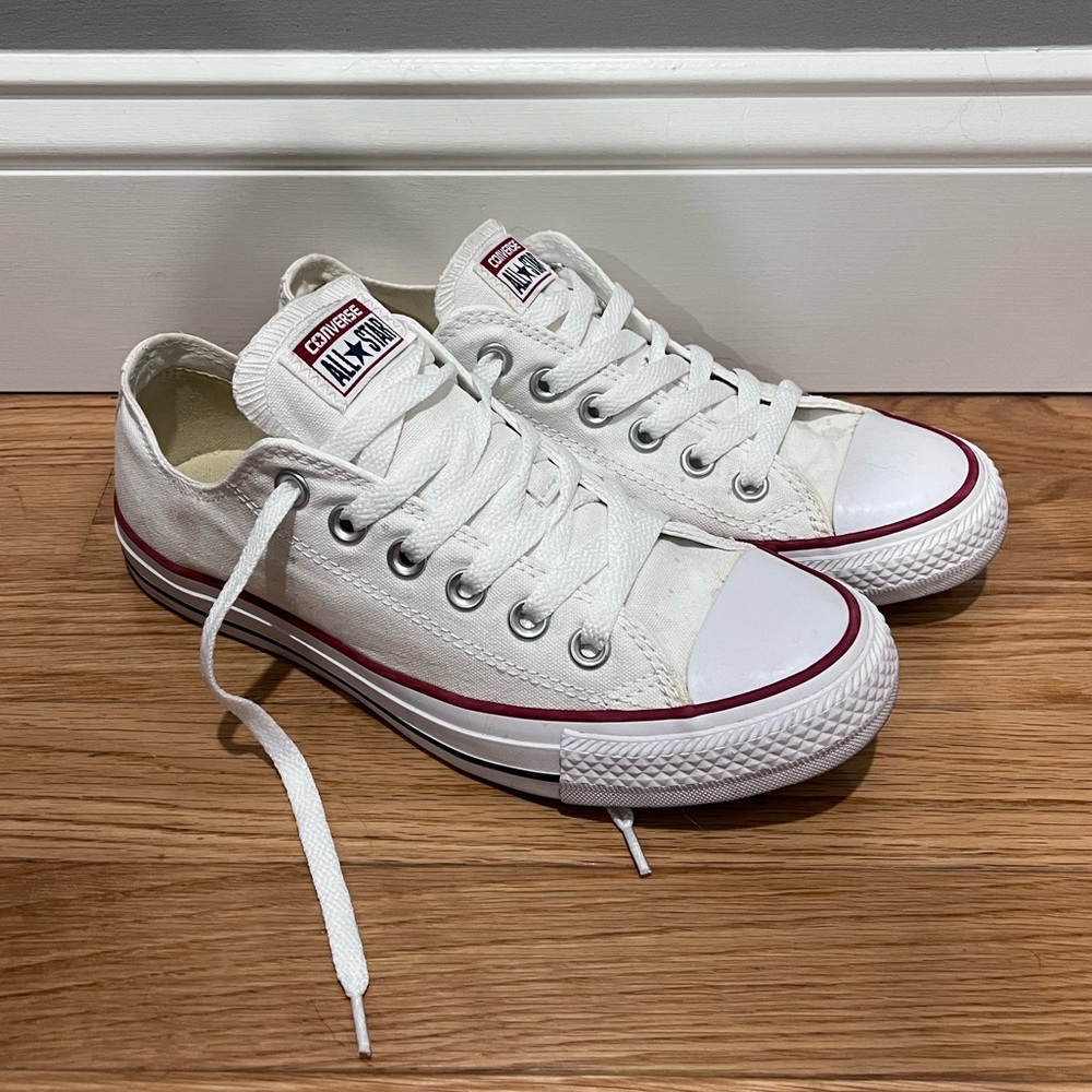 White Low Top Converse